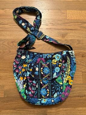 Vera Bradley Midnight Blue- Mini Quilted Crossbody Bag
